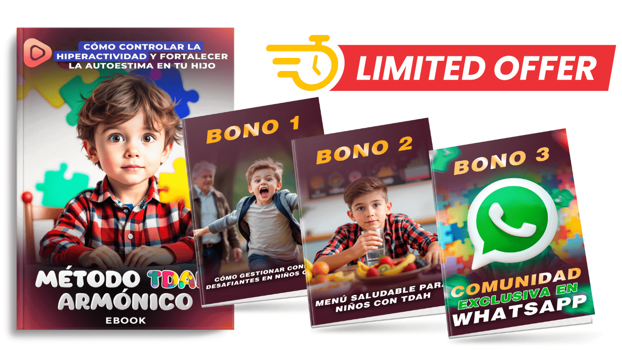 Pack Método TDAH Armónico — Ebook + 3 bonos